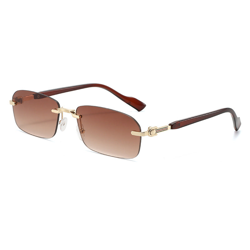 Herren Sleek Geometrischer Rahmen Sonnenbrillen Brehn
