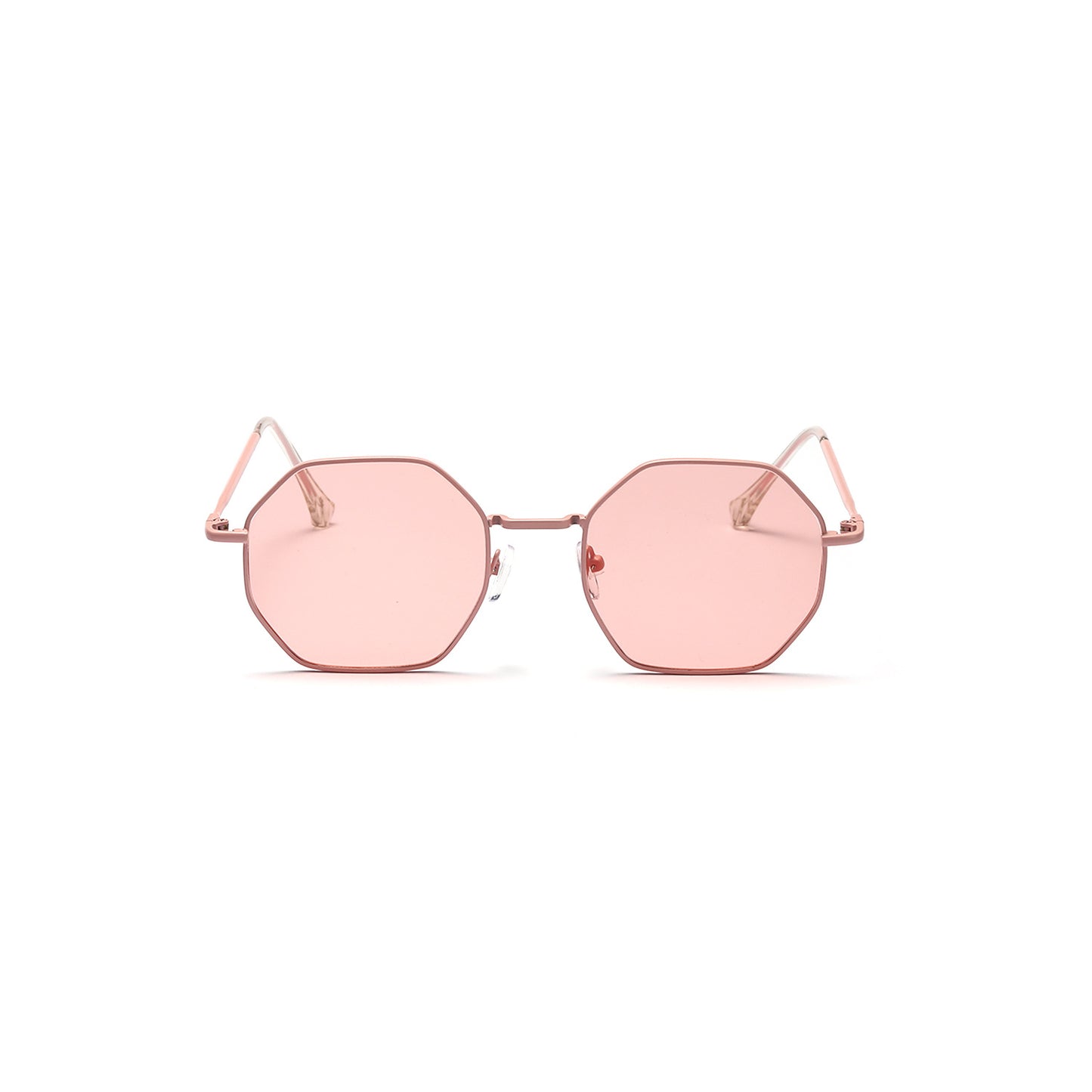 Damen octagonale Sonnenbrille mit eleganten Metallakzenten Brehn