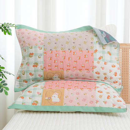 Damen Kissenbezüge mit fröhlichem Patchwork-Motiv Brehn