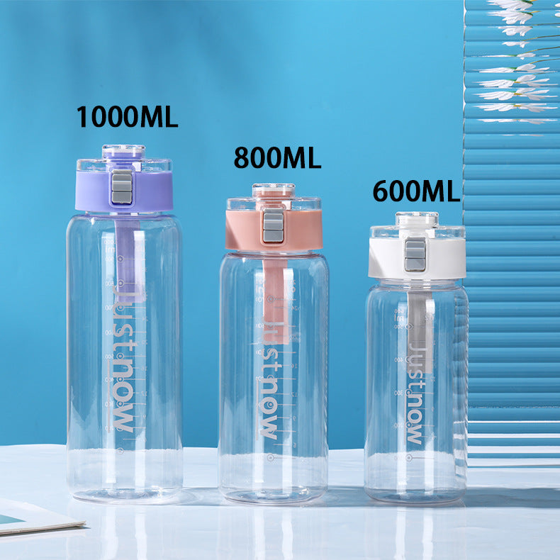 Unisex BPA-freie Wasserflasche mit Messskala Brehn