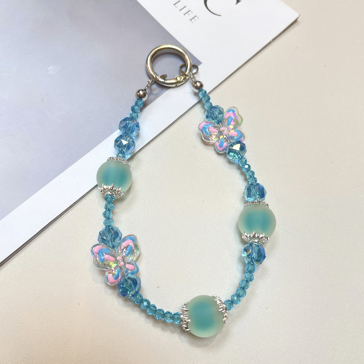 Dekorative Schmetterling Charm Brillen Kette Brehn
