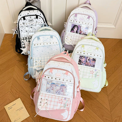 Stylische Grafikdesign-Schulrucksack Brehn