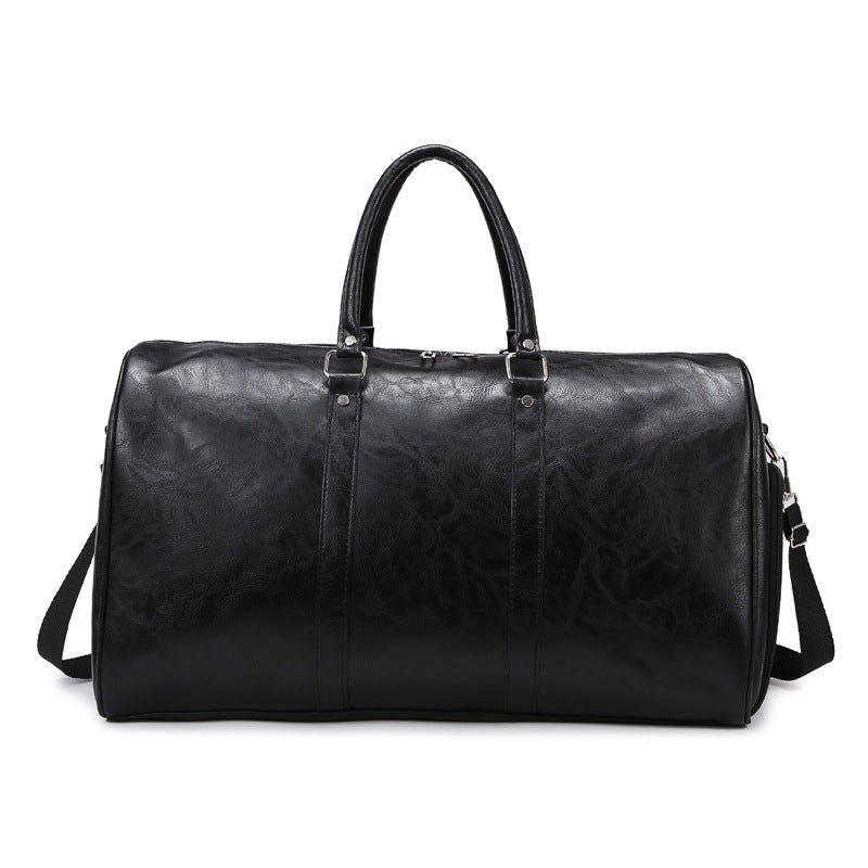 Vintage Leder Wochenend Reisetasche Brehn