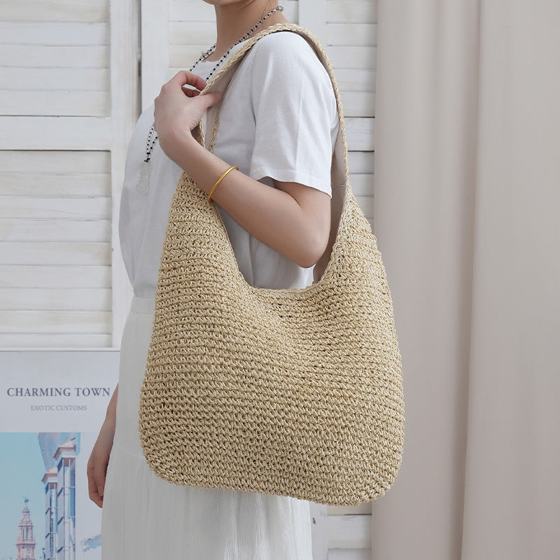 Handgefertigte Shopper-Tasche Aus Naturmaterialien Brehn