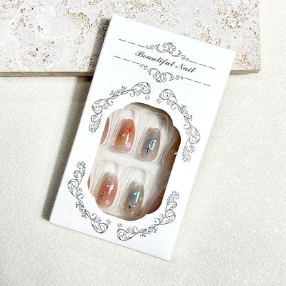 Dekoratives Press-On Nagelkunst Set Brehn