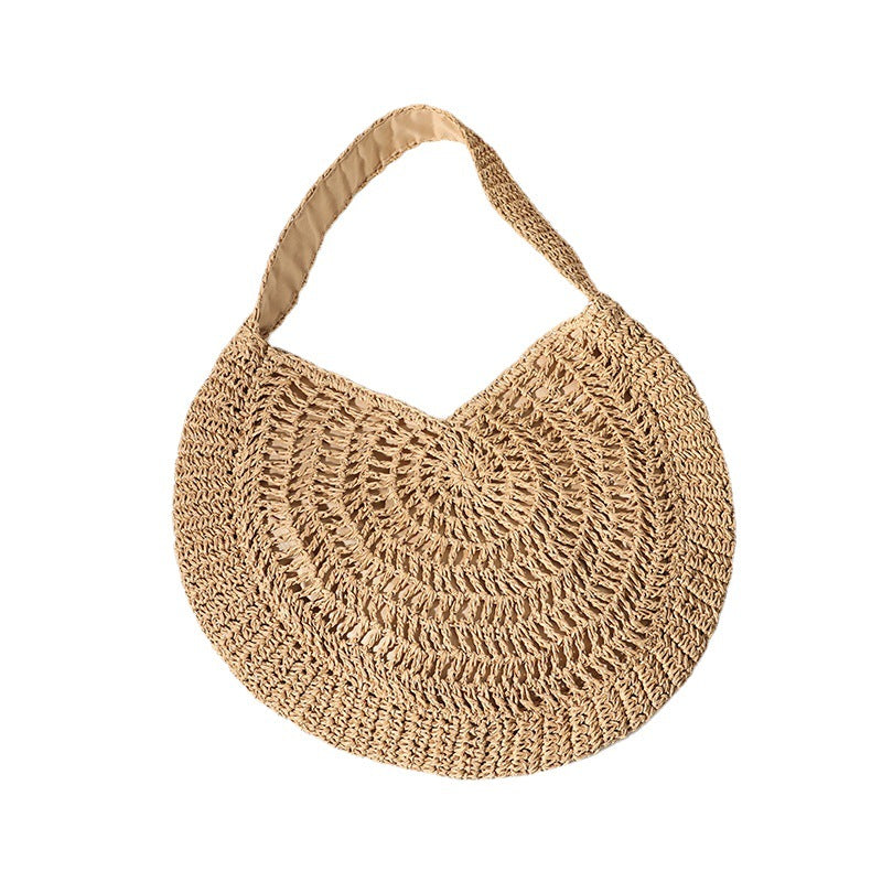 Gehäkelte Strandtasche Im Kunstvollen Spiraldesign Brehn