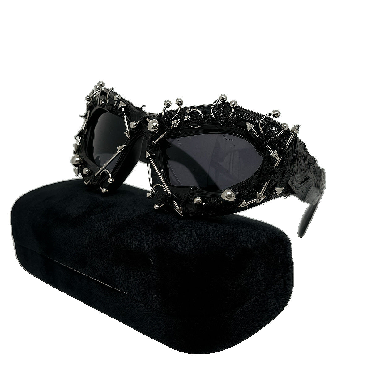 Damen modische Sportsonnenbrille mit spitzen Details Brehn