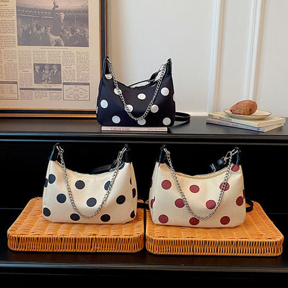 WoPolka Dot gemustertes Crossbody-Handtasche Brehn