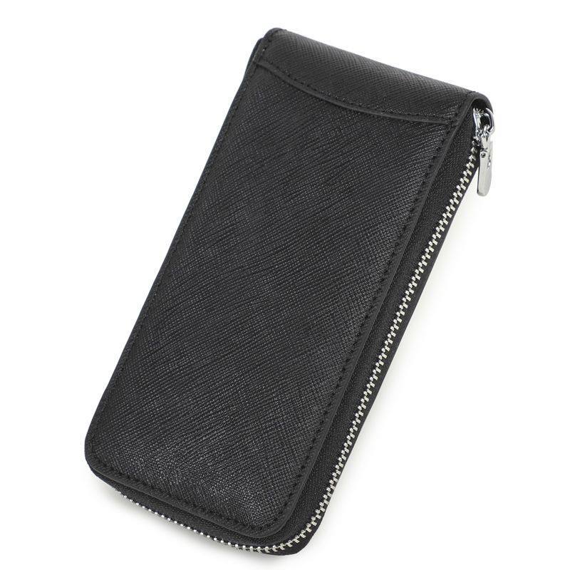 Reißverschlusstasche aus Leder für Handys Brehn