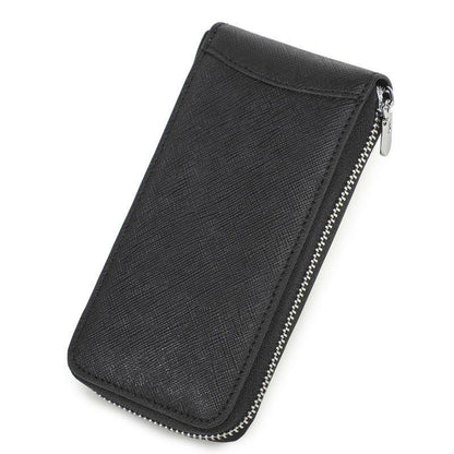 Reißverschlusstasche aus Leder für Handys Brehn