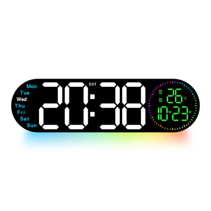 Digitaler Multifunktionswecker mit Temperatur und Wetteranzeige Brehn