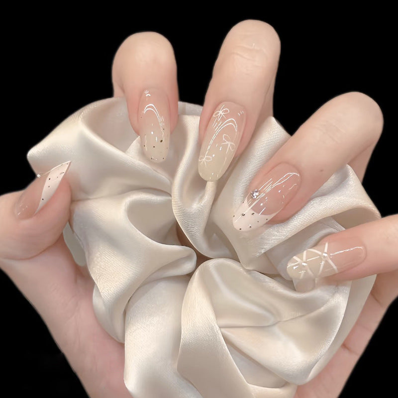 Elegante Nagelkunst Press-On Nägel Brehn