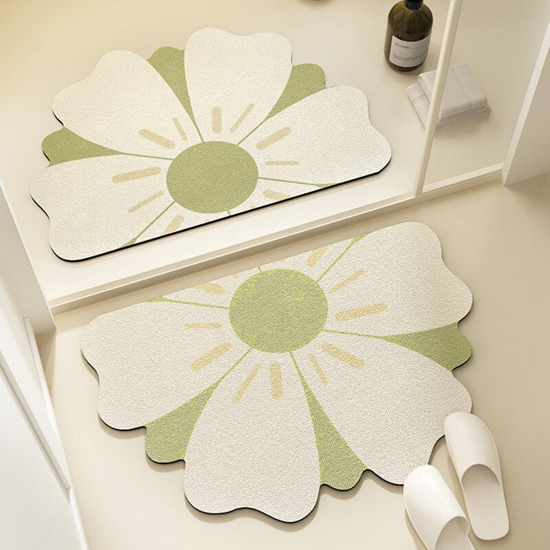 Floral Pattern Badmatte Brehn