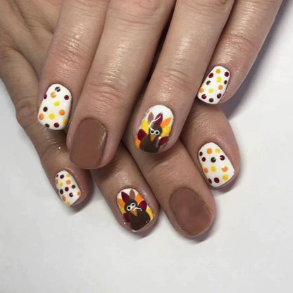 Saisonales Themen-Nagelkunst Brehn