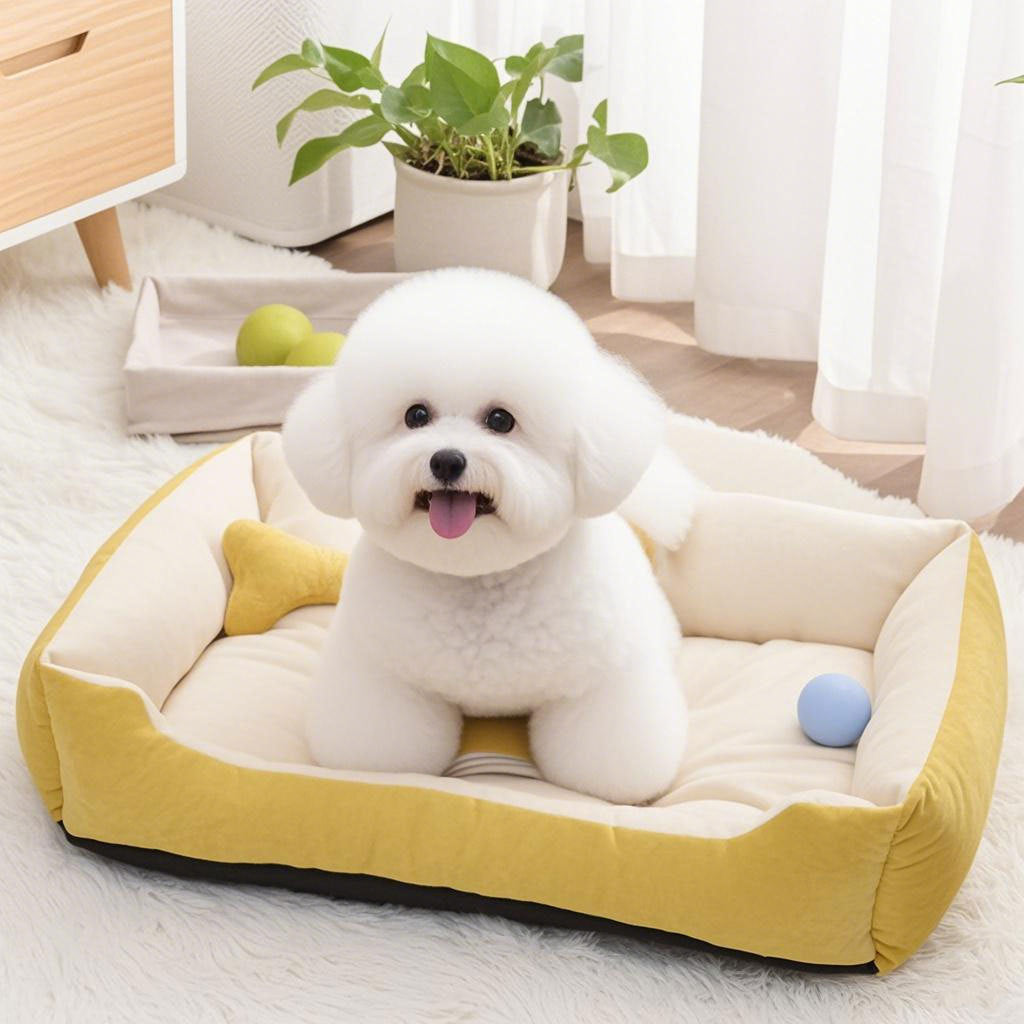 Orthopädisches Plüsch-Hundebett