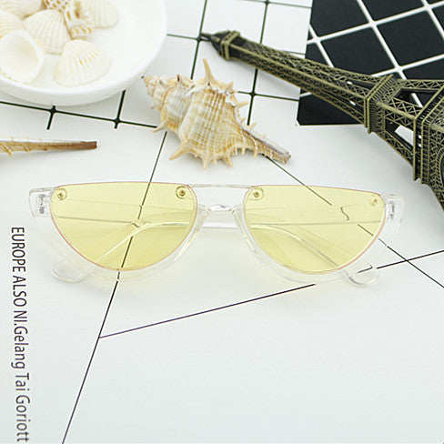 Damen Cat-Eye Brille mit markantem Rahmen und verspiegelten Gläsern Brehn