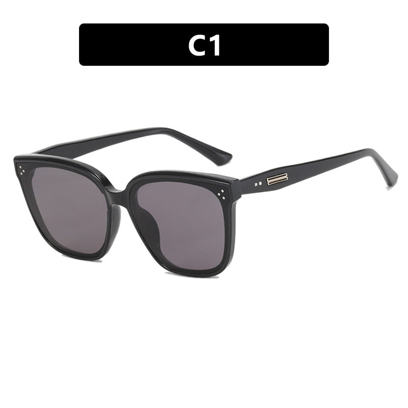Damen moderne oversized Sonnenbrille mit elegantem, breitem Rahmen Brehn