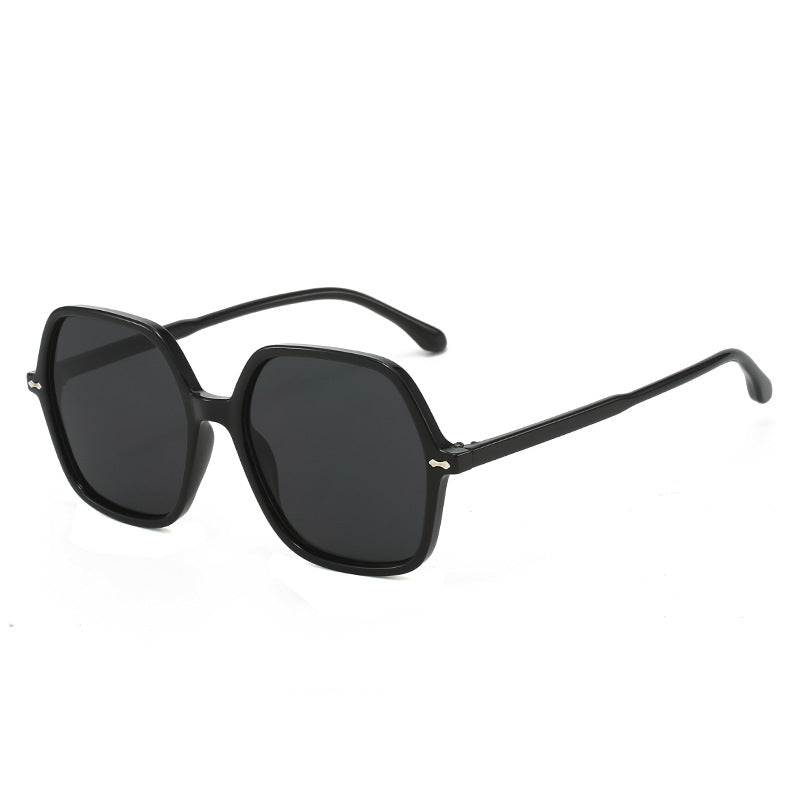 Damen Stylische oversized Sonnenbrille mit einzigartigem Rahmen Brehn