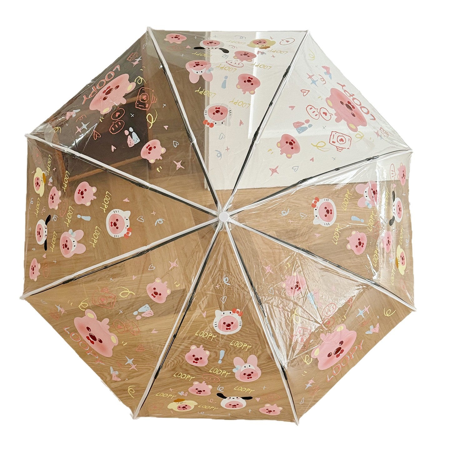Damen Faltbarer Regenschirm mit niedlichen Tiermotiven Brehn