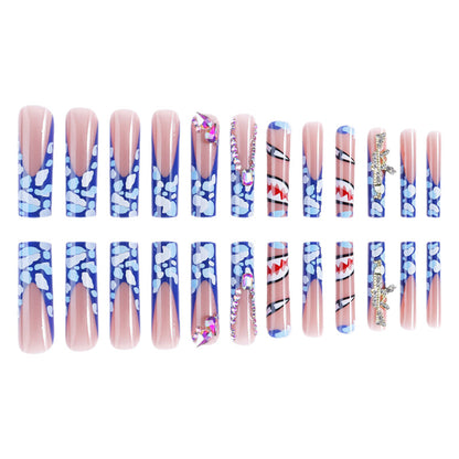 Künstlerische Stiletto-Nageldesigns