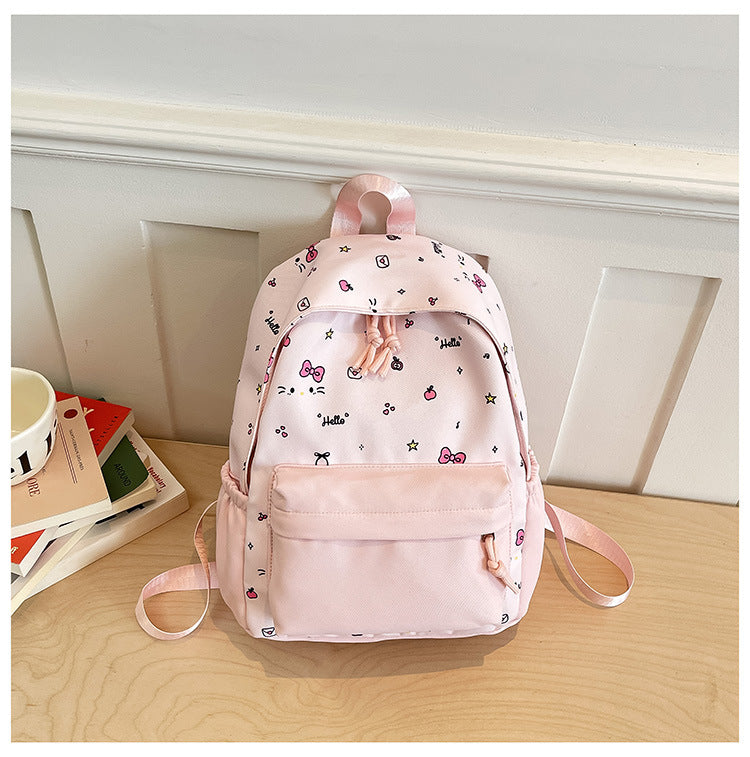 Niedlicher Alltagsrucksack mit Aufgestickten Schleifen Brehn