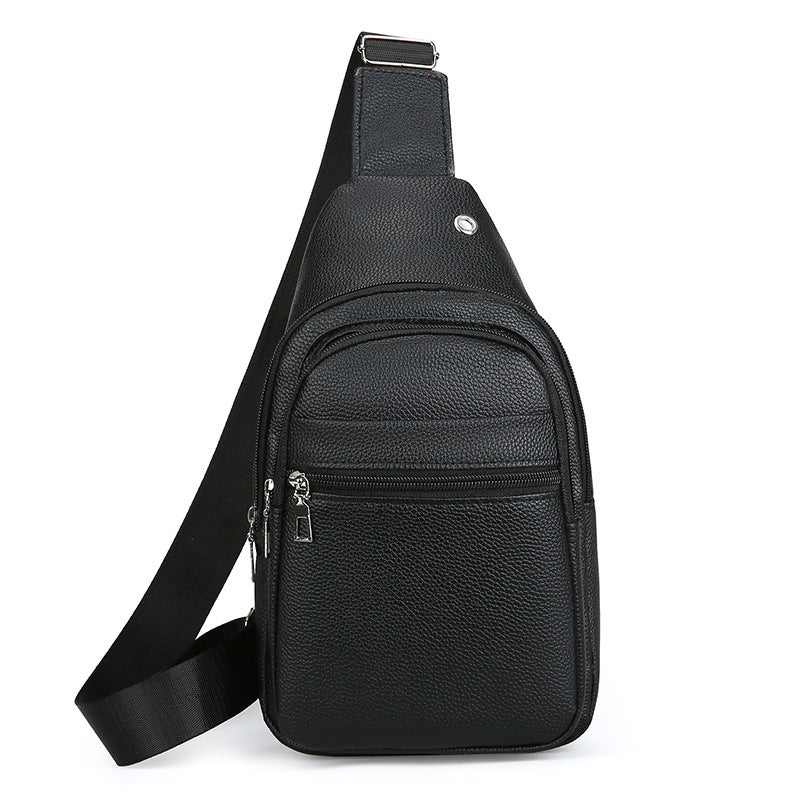 Premium Leder Sling Rucksack Brehn
