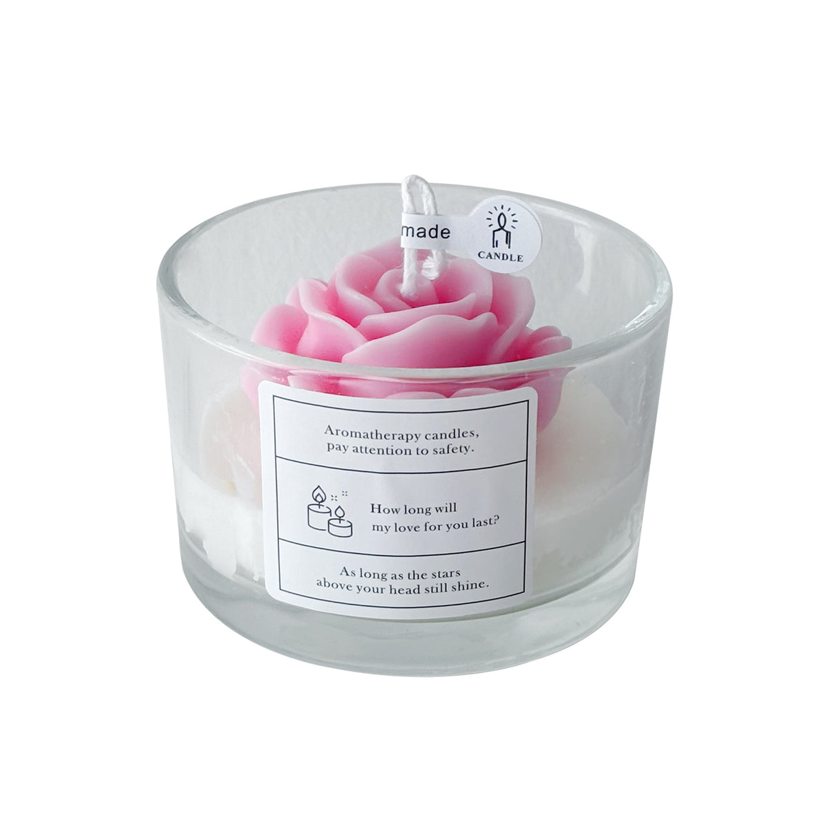Aromatherapie Rosenförmige Kerze