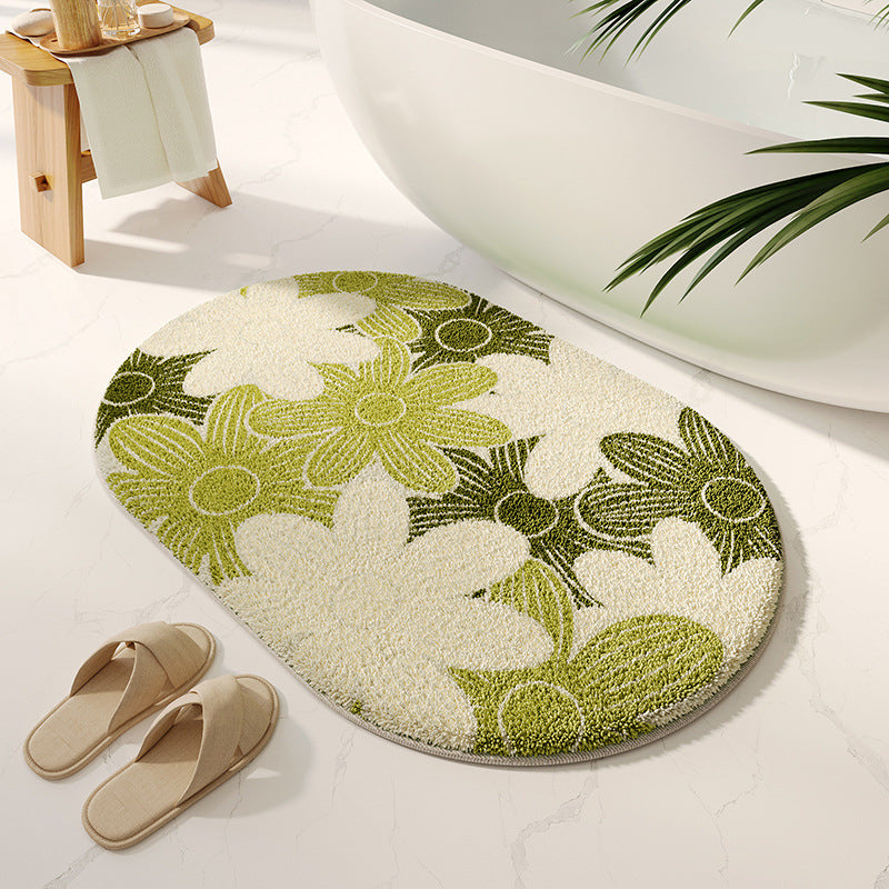 Weicher Floral Badteppich Brehn