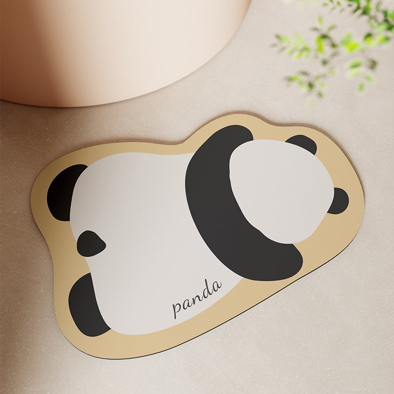Niedlicher Panda-Motiv Badetmatte Brehn