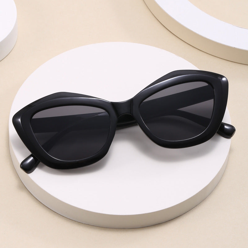 Damen Cat-Eye Sonnenbrille mit stylischem Leopardenmuster Brehn