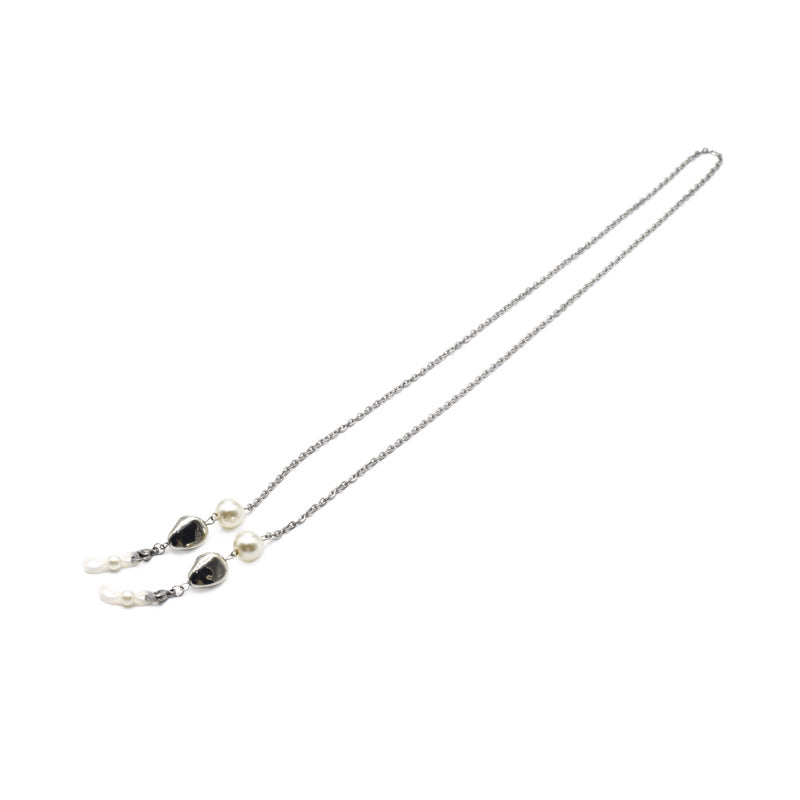 Elegante verstellbare Perlenkette Ohrringe Brehn