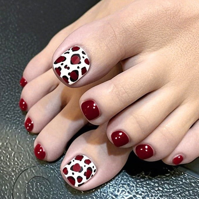 Trendige Leopardenprint Nagelkunst Brehn