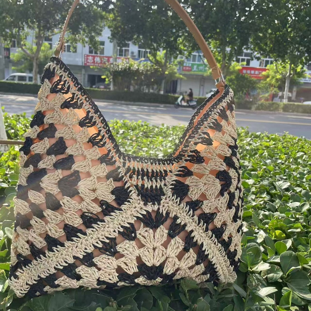 Handgewebte Einkaufstasche Brehn