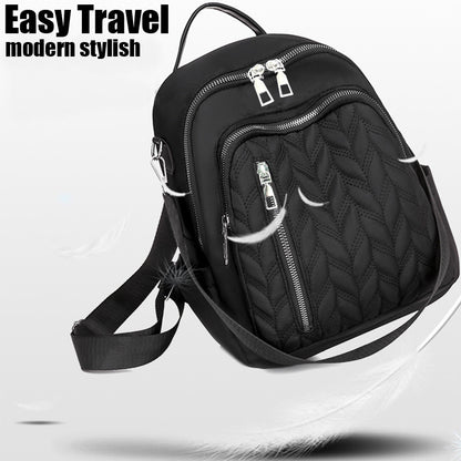 Damen Stepp-Rucksack-Handtasche Brehn
