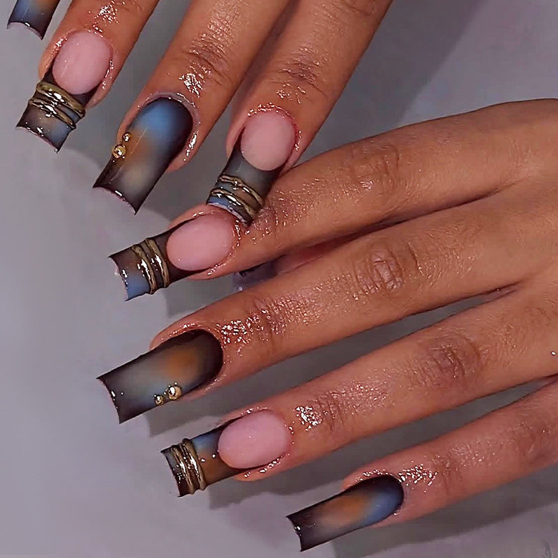 Ombre Press-On Nails Set Brehn