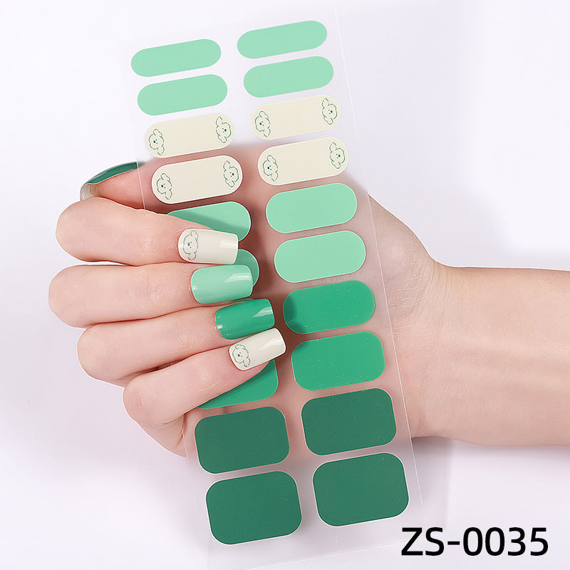 Glänzende Ombre-Nagelüberzüge