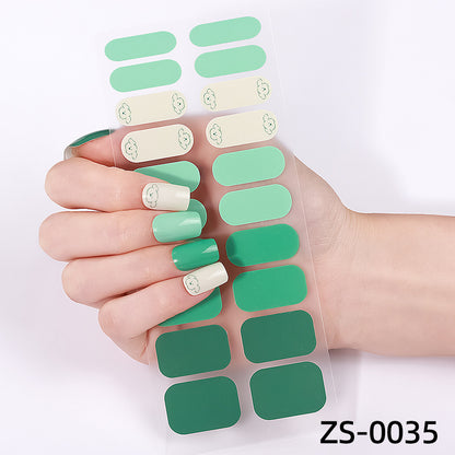 Glänzende Ombre-Nagelüberzüge