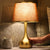 Moderne Messing Tischlampe