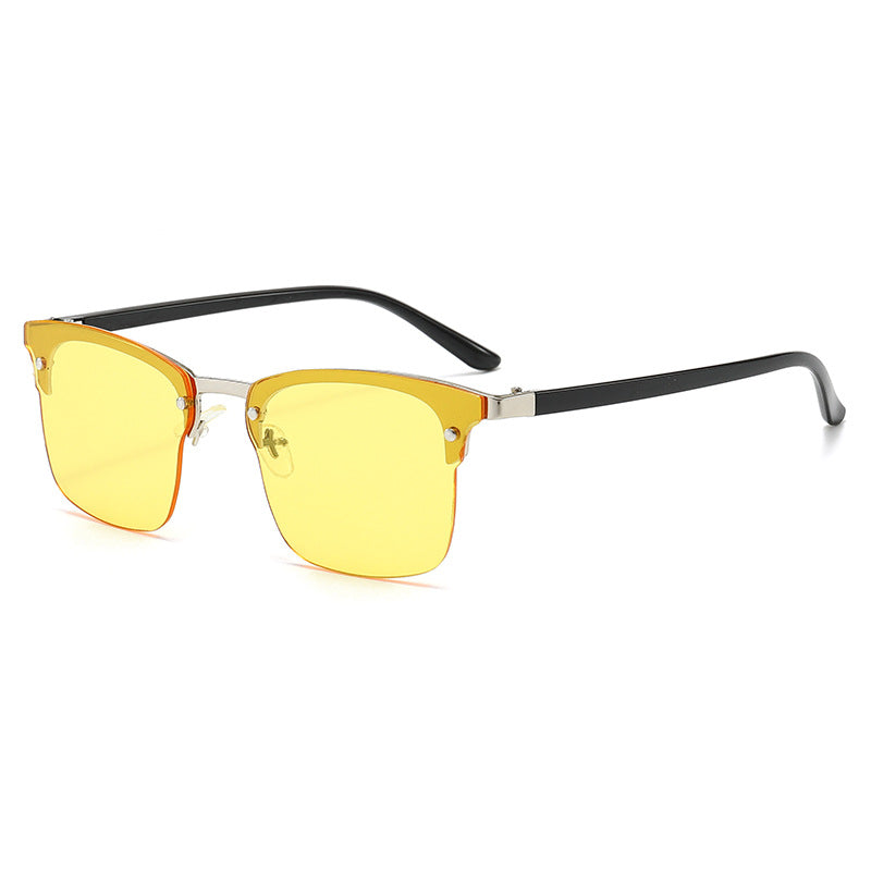 Damen modische quadratische Sonnenbrille mit robustem Rahmen Brehn