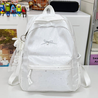 Stilvoller Funkelnder mit Schleife verzierter Rucksack Brehn