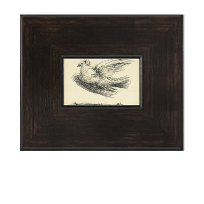 Vintage-inspiriertes geschichtetes Vogel-Kunstwerk