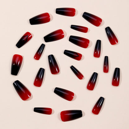 Elegante Ombre Stiletto Nagelkunstverlängerungen Brehn