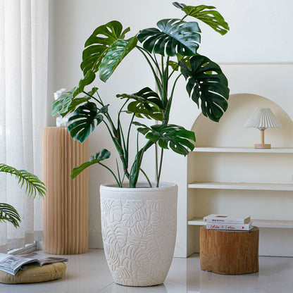 Eleganter Blumentopf mit strukturiertem Design Brehn