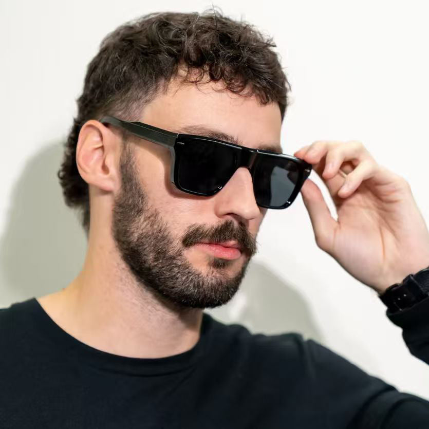 Damen Modische Sonnenbrille im zeitgemäßen Quadratdesign Brehn