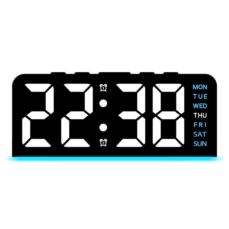 Digitaler Wecker mit Großem Led-Display und Multifunktionaler Anzeige Brehn