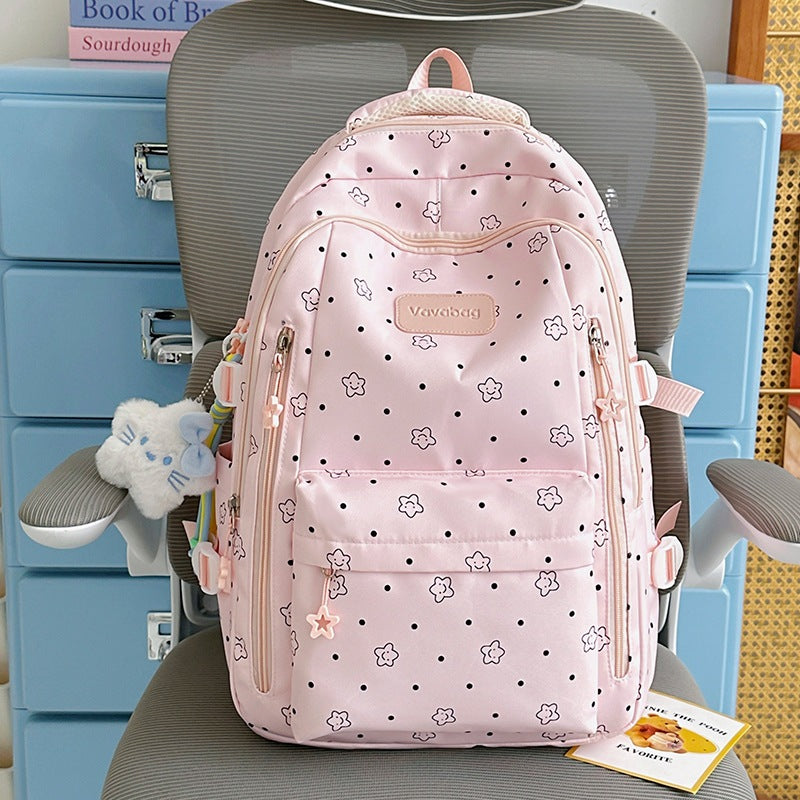 Trendige Floral Print Rucksack Brehn