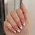 Elegante Stiletto-Nagelverlängerungen mit Strassakzenten Brehn