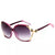 Damen elegante Oversized-Sonnenbrille mit luxuriösen Verzierungen Brehn