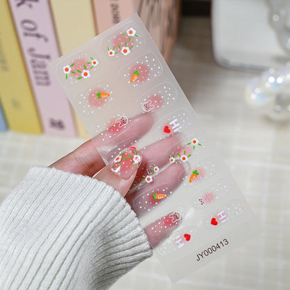 Lebendige Nagelkunst Aufkleber
