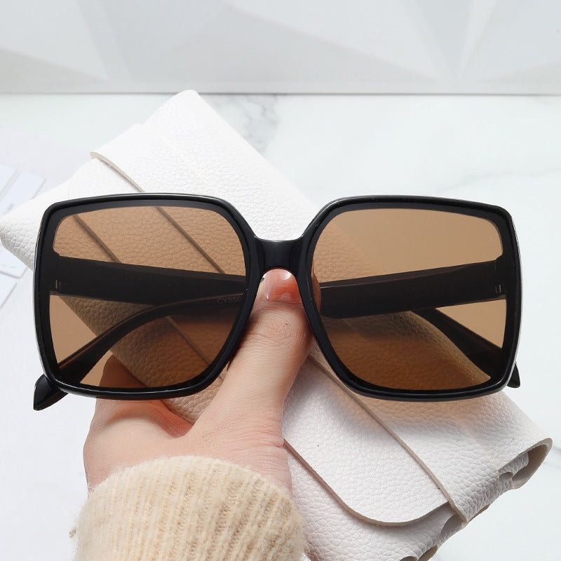 Damen oversized Sonnenbrille im modernen Schildpatt-Design Brehn